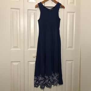 Smocked and Embroidered Dress